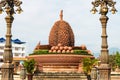 Statue of durian in Kampot, Cambodia