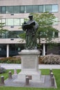 Statue of Dutch Renaissance humanist Desiderius Erasmus in downtown Rotterdam,