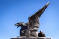 A statue of an eagle-dragon Royalty Free Stock Photo