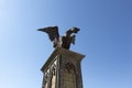 A statue of an eagle-dragon Royalty Free Stock Photo