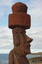 Statue at Easter island Royalty Free Stock Photo