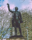 Statue of Edmund Burke in Bristol City Centre