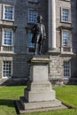 Statue of Edmund Burke at Trinity College, Dublin, Ireland, 2015
