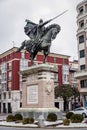 Statue of El Cid in Burgos, Spain Royalty Free Stock Photo