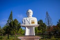 Statue of El Tari in El Tari Airport park, Kupang. El Tari is a local hero, first governance of East Nusa Tenggara province. Royalty Free Stock Photo