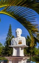 Statue of El Tari in El Tari Airport park, Kupang. El Tari is a local hero, first governance of East Nusa Tenggara province.