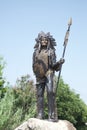 Native American Indian with Spear and Shield