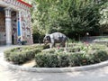 Statue of elephant antwerp zoo