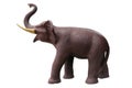 The statue elephant isolated on white background Royalty Free Stock Photo