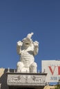 Statue of an elephant outside the Highland Shopping Mall in Hollywood