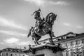 Statue of Emanuele Filiberto di Savoia, Turin, Italy Royalty Free Stock Photo