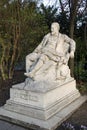 The statue of Emil Jacob Schindler in Vienna