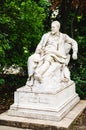 Statue of Emil Jakob Schindler famous Austrian painter
