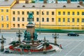 Statue Of Emperor Alexander II Of Russia On Senate Square In Helsinki, Finland, Suomi