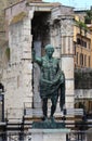 Statue of emperor Augustus in Rome Royalty Free Stock Photo