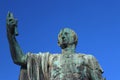 Rome, Italy. Statue of Nerva. Royalty Free Stock Photo