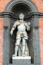 Statue of Emperor Charles V in the Royal Palace in Naples