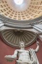 Statue of Emperor Claudius in the Round Hall. Vatican. Rome.