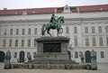 Statue of Emperor Joseph II in Josefsplatz of Hofburg Palace, Vienna Royalty Free Stock Photo