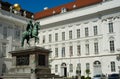 Statue of Emperor Joseph II in Vienna Royalty Free Stock Photo