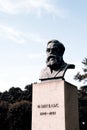 Statue of Engels Royalty Free Stock Photo