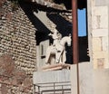 Statue of Equestrian statue of Cangrande in Italy Royalty Free Stock Photo