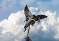 Statue of Eros on Paccidilly circus in London, UK Royalty Free Stock Photo