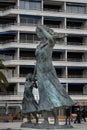 Statue of Esperance hope in Le Grau du Roi