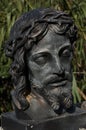 Statue of the face of Christ