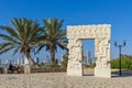 Statue of Faith in Old Jaffa.