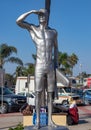 Statue of fallen lifeguard Ben Carlson