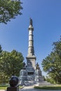 Statue for the fallen soldiers by Martin Milmore in  the Park Boston Common Royalty Free Stock Photo