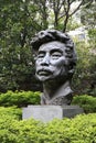 Statue of famous chinese writer lu xun Royalty Free Stock Photo