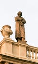 Statue of Beethoven on the Rudolfinum in Prague