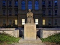 A statue of the famous Czech writer Bozena Nemcova