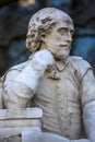 William Shakespeare Statue in Leicester Square, London, UK Royalty Free Stock Photo