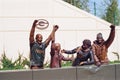 Statue Of Fans Lambeau Field Packers