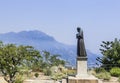 Statue of Father Pio. Ravello, Campania, Royalty Free Stock Photo