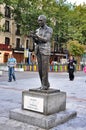 Statue Federico GarcÃÂ­a Lorca in Madrid