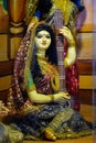 statue of female with veena image hd