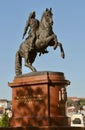 Statue of Ferenc Rakoczi in Budapest Royalty Free Stock Photo