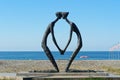 Statue First Love on Seaside in Batumi, Georgia