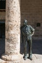 Statue of the flamenco dancer Antonio Gades. Cathedral Square,