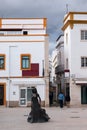 Statue of Floripes on Olhao