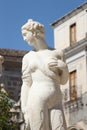 Statue from the fontana della vergogna, palermo Royalty Free Stock Photo