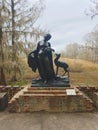 Statue `Forest Idyl` by Albin Polasek 1879 - 1965, Bronze .. Royalty Free Stock Photo