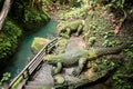 Statue in Sacred Monkey Forest, Ubud, Bali, Indonesia Royalty Free Stock Photo