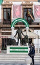 Ronda Central Square with Statue of Hercules and the Lions