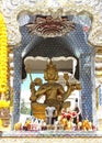 Statue of the four faced Brahma