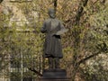 Statue of Francesco Hayez, Milan, Italy.